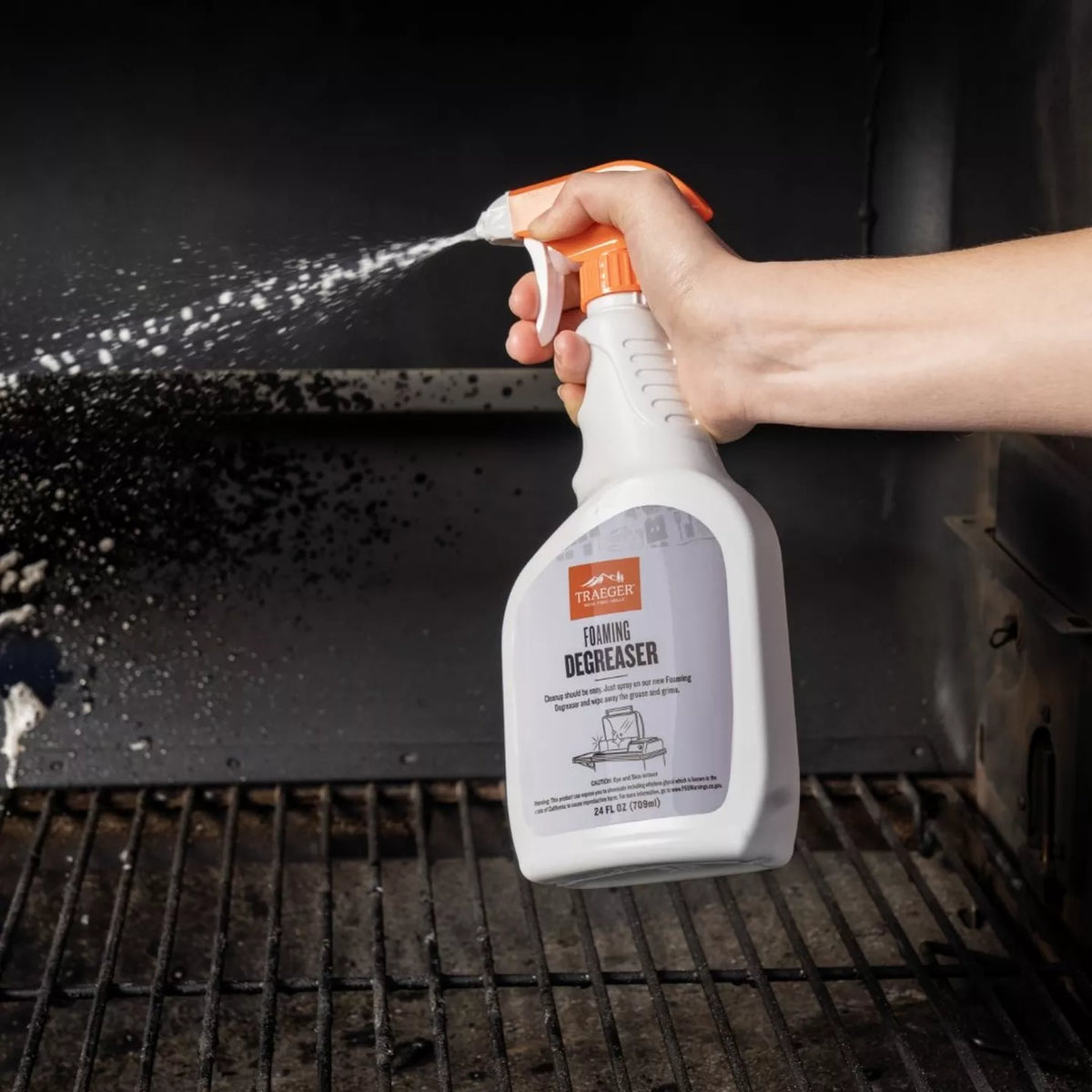 Traeger - Grill Foaming Degreaser Spray 24 Oz - BAC809