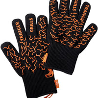 Traeger - Heat Resistant BBQ Grilling Mitts with Silicone Grip - BAC795