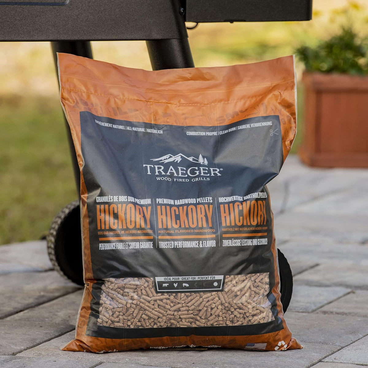 Traeger - Hickory Wood Pellets 9 kg - PEL342