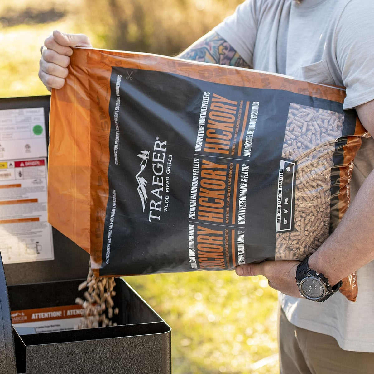 Traeger - Hickory Wood Pellets 9 kg - PEL342