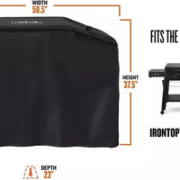 Traeger - Irontop 2-Burner Full-Length Grill Cover - BAC876P