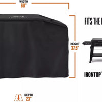 Traeger - Irontop 4-Burner Full-Length Grill Cover - BAC879P