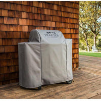 Traeger - Ironwood 650 Full-Length Gray Grill Cover - BAC560