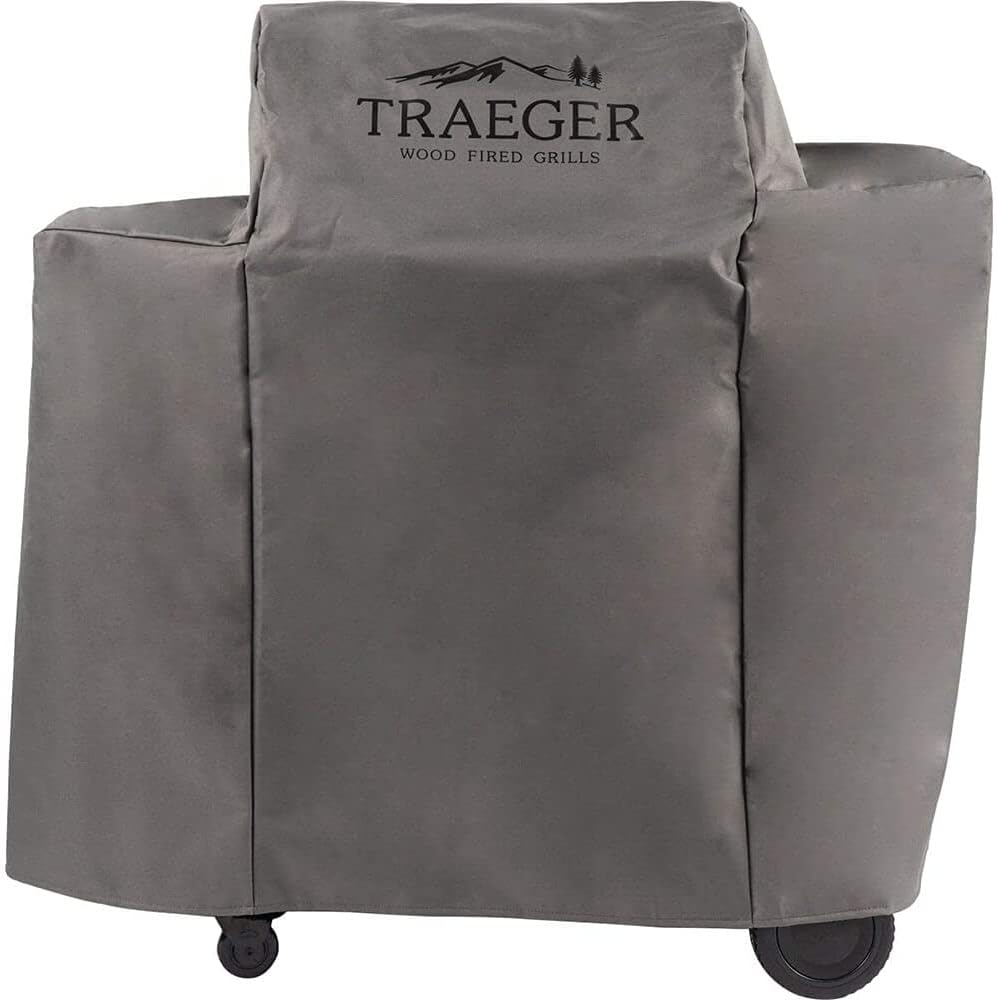 Traeger - Ironwood 650 Full-Length Gray Grill Cover - BAC560