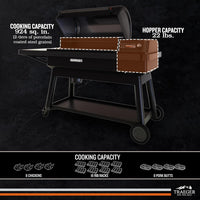 Traeger - Ironwood XL WiFi Pellet Grill and Smoker - TFB93RLGC