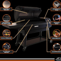 Traeger - Ironwood XL WiFi Pellet Grill and Smoker - TFB93RLGC