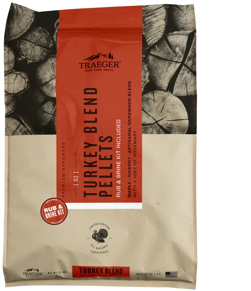 Traeger - Limited Edition Turkey Pellet and Brine Kit - PEL351