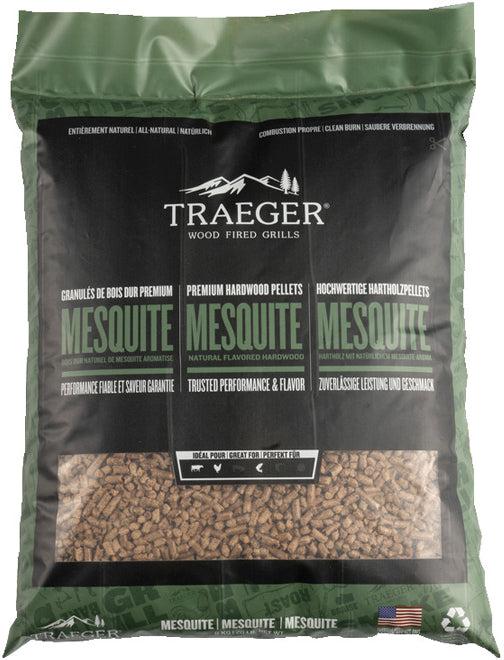 Traeger - Mesquite Brown BBQ Wood Pellets, 9 kg - PEL336