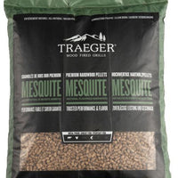 Traeger - Mesquite Brown BBQ Wood Pellets, 9 kg - PEL336