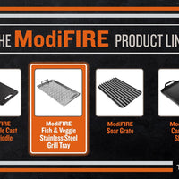 Traeger - ModiFIRE Fish & Veggie Stainless Steel Grill Tray - BAC610