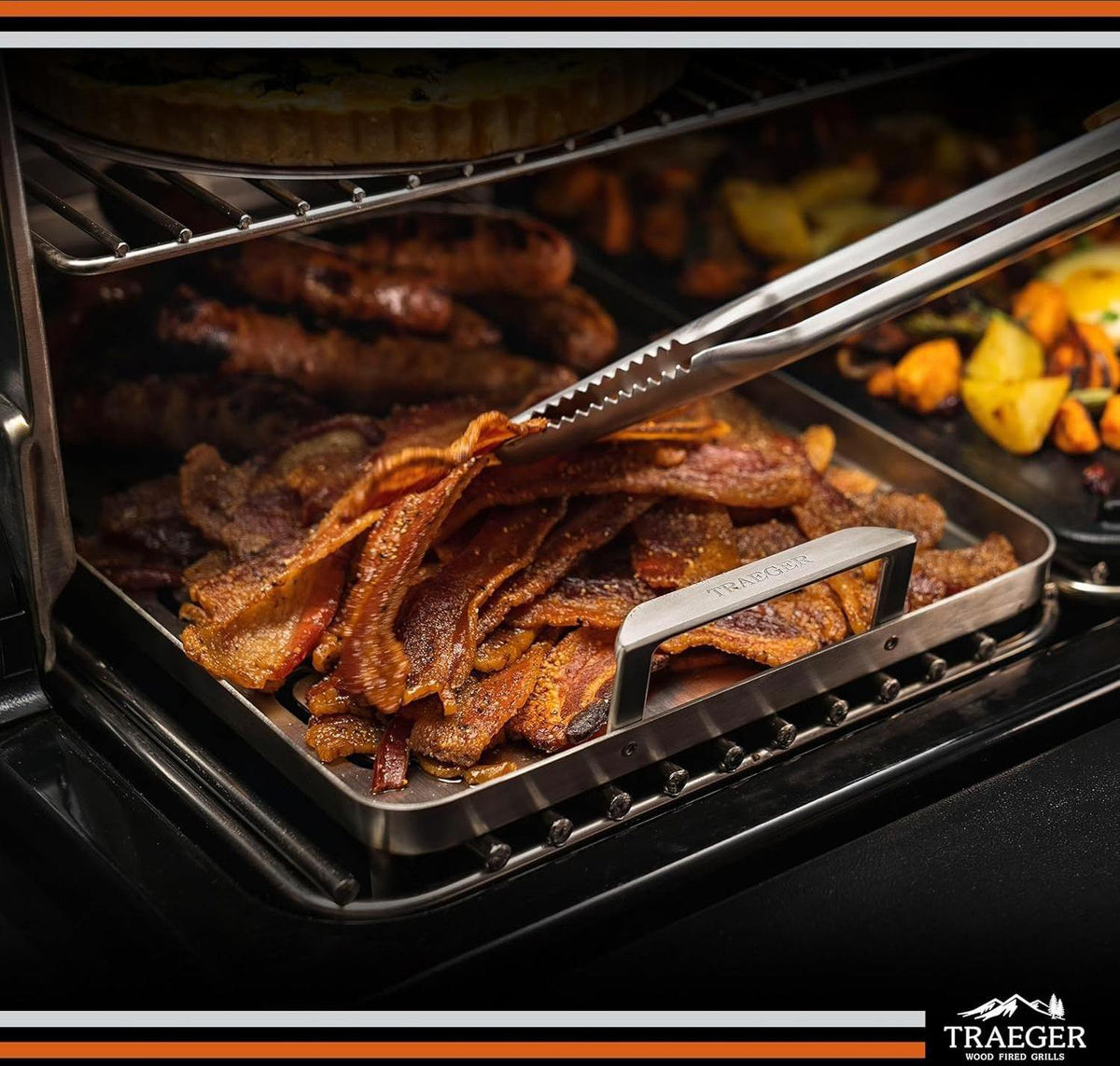 Traeger - ModiFIRE Fish & Veggie Stainless Steel Grill Tray - BAC610