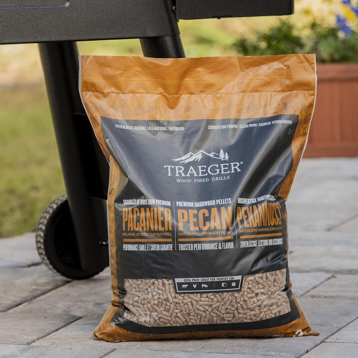 Traeger - Premium Hardwood Pecan Pellets, 9 kg - PEL340