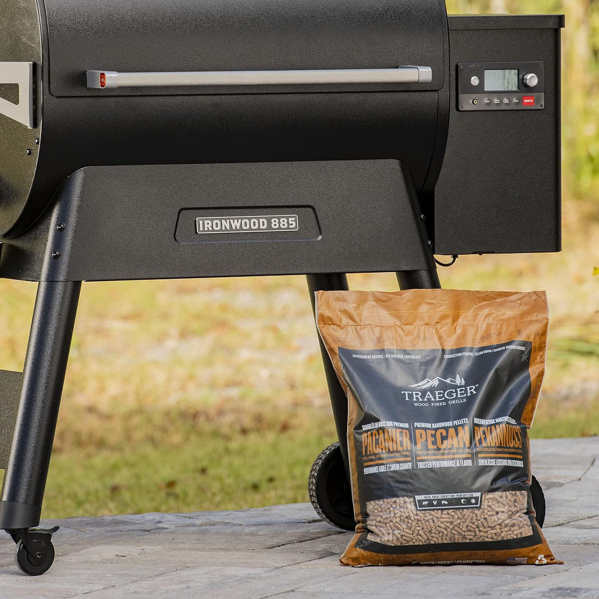 Traeger - Premium Hardwood Pecan Pellets, 9 kg - PEL340