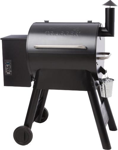 Traeger - Pro Series 22 Electric Wood Pellet Blue Grill and Smoker - TFB57PUBC
