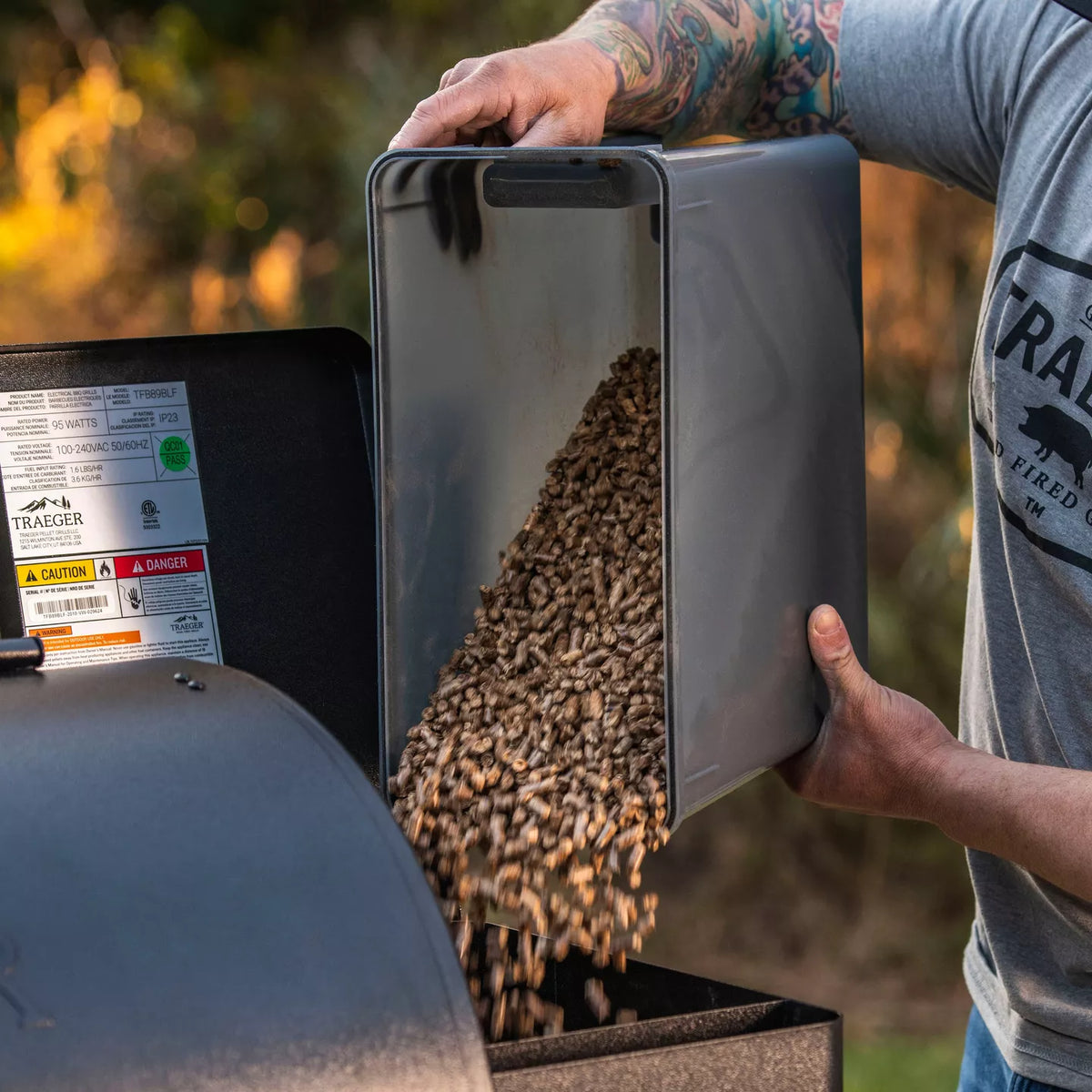 Traeger - StayDRY Pellet Bin & Lid - BAC615