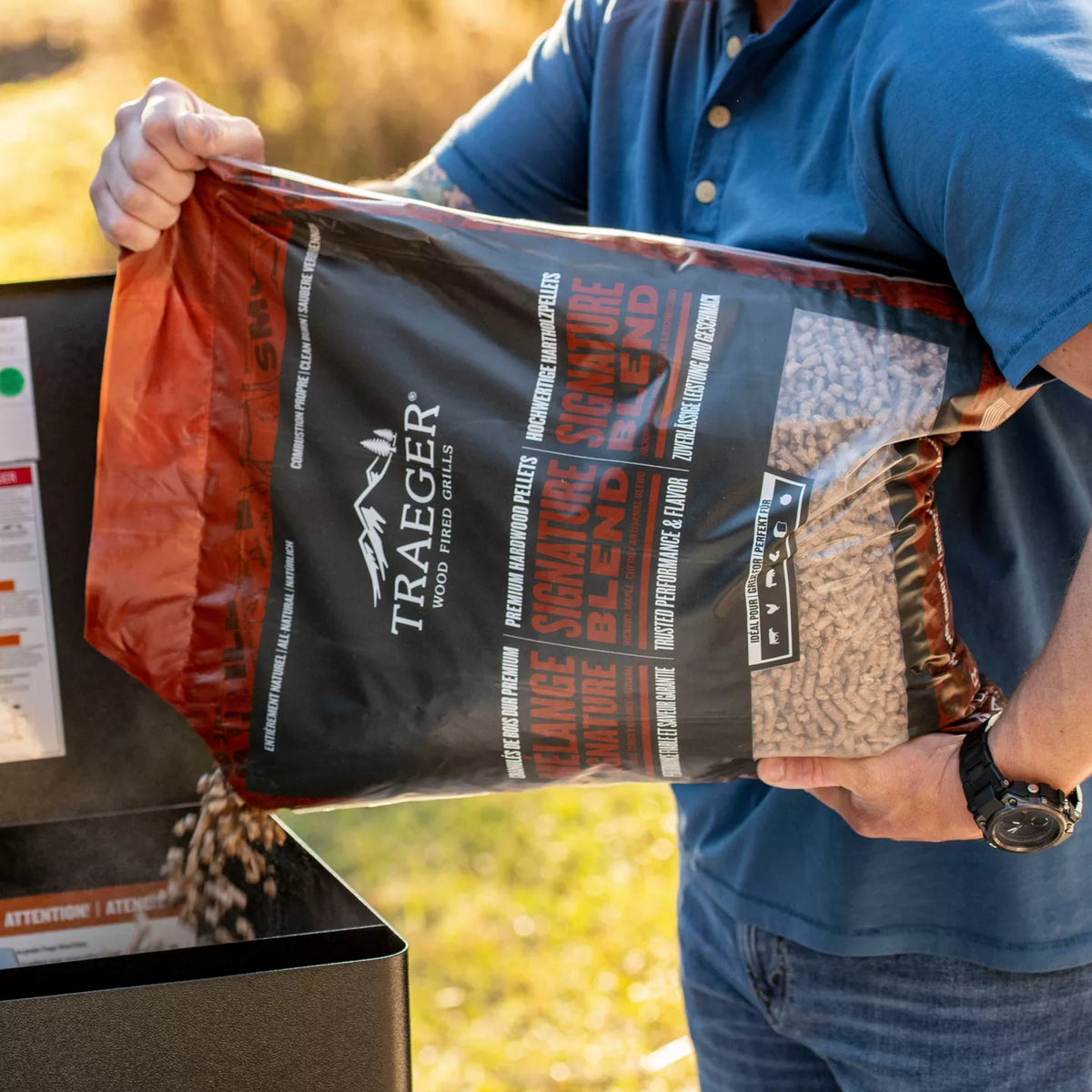Traeger - Signature Blend Wood Pellets, 9 kg - PEL337