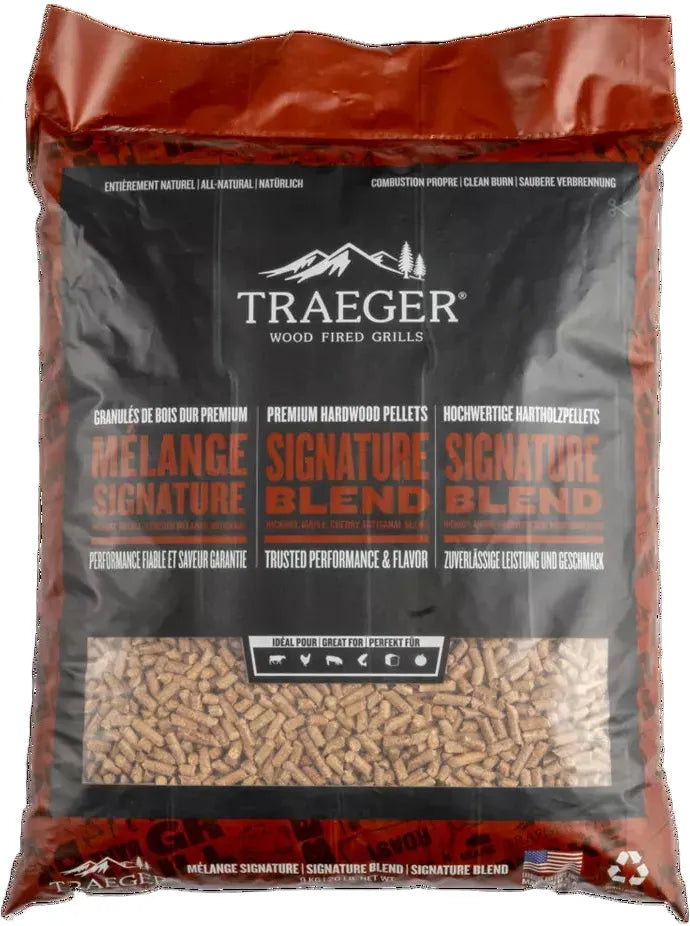 Traeger - Signature Blend Wood Pellets, 9 kg - PEL337