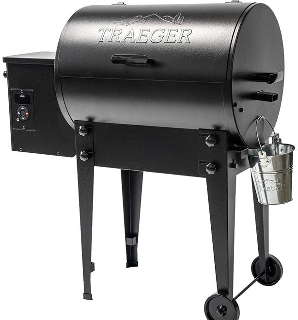 Traeger - Tailgater 20 Black Portable Electric Wood Pellet Grill and Smoker - TFB30KLF