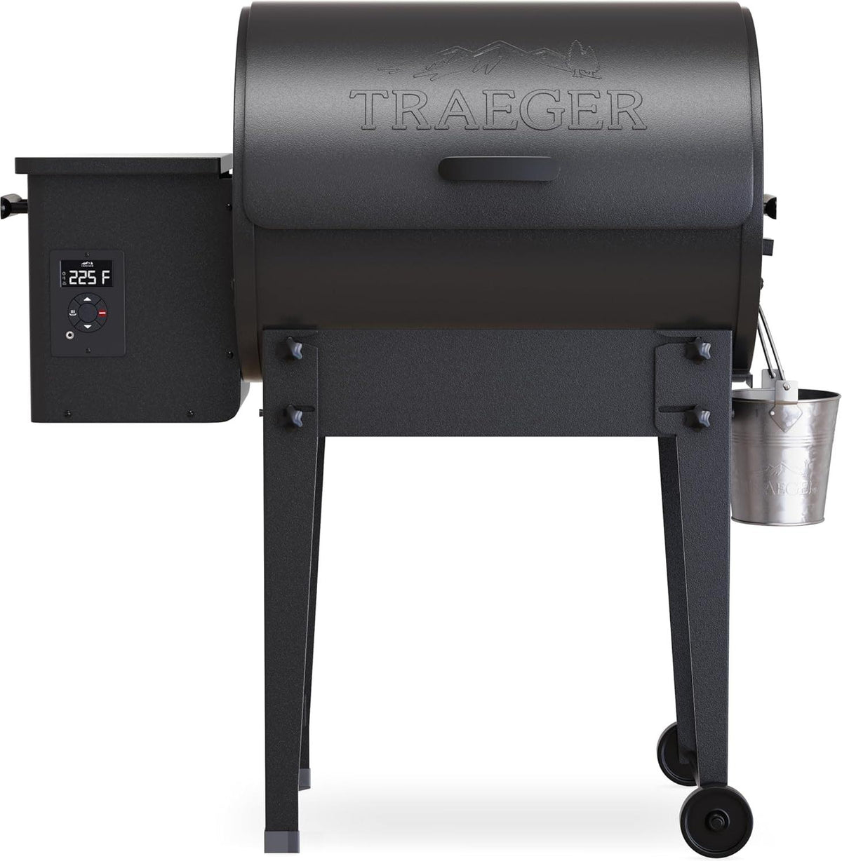 Traeger - Tailgater 20 Black Portable Electric Wood Pellet Grill and Smoker - TFB30KLF