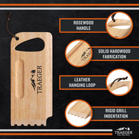 Traeger - Wooden Scape Grill Scraper - BAC454