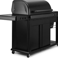 Traeger - Woodridge Pro Plus Black Freestanding Wood Pellet Grill - TFC97JLKC