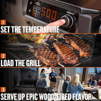 Traeger - Woodridge Pro Plus Black Freestanding Wood Pellet Grill - TFC97JLKC