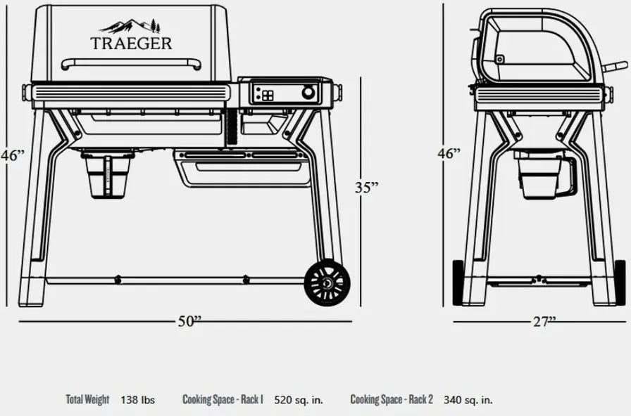 Traeger - Woodridge Wood Pellet Grill - TFB86MLHC