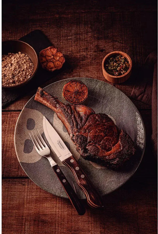 Tramontina - Polywood 5" Jumbo Steak Knife, Pack of 12 - 21116095