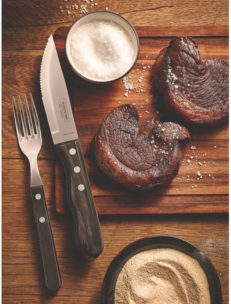 Tramontina - Polywood 5" Jumbo Steak Knife, Pack of 12 - 21116095