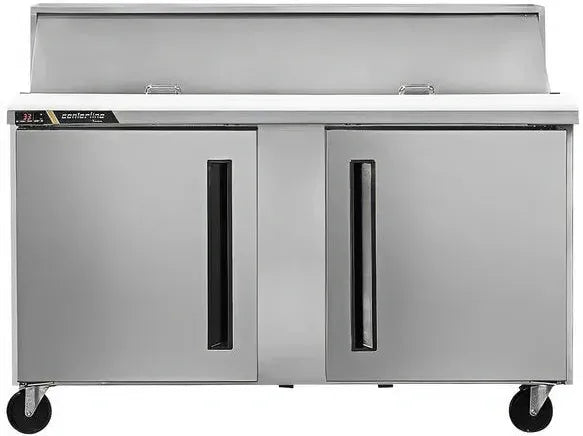 Traulsen Centerline - 60.5" 2 Door Refrigerated Sandwich Prep Table - CLPT-6016-SD-LR