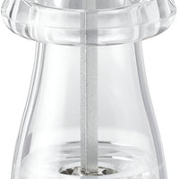 Tre Spade - 10 cm Acrylic Resin Crystal-Shaped Salt Mill, Pack of 4 - 43703