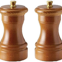 Tre Spade - 10 cm Dark Italian Beech Wood Pepper Mill, Pack of 3 - 43665