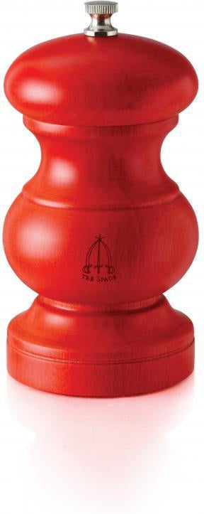 Tre Spade - 13 cm Red Seasoned Beech Wood Chili Grinder, Pack of 2 - 43697 - DISCONTINUED