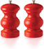 Tre Spade - 13 cm Red Seasoned Beech Wood Chili Grinder, Pack of 2 - 43697 - DISCONTINUED