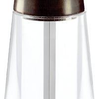 Tre Spade - 15 cm Dark Beech Wood & Acrylic Resin Base Pepper Mill, Pack of 2 - 43670