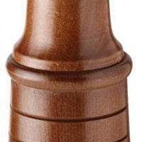 Tre Spade - 15 cm Dark Italian Seasoned Beech Wood Nutmeg Grinder, Pack of 4 - 43695