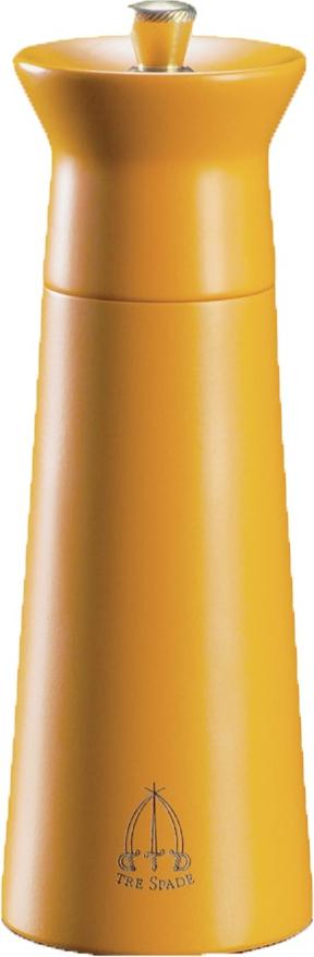 Tre Spade - 15 cm Orange Beech Wood Salt Mill, Pack of 3 - 43708