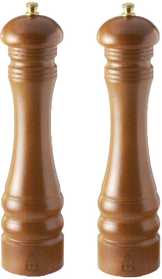 Tre Spade - 26 cm Dark Italian Beech Wood Pepper Mill, Pack of 2 - 43709 - DISCONTINUED