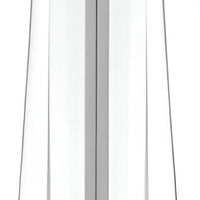 Tre Spade - 26 cm Glossy White Wood & Acrylic Resin Base Salt Mill, Pack of 2 - 43702