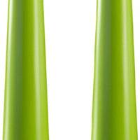 Tre Spade - 30 cm Green Beech Wood Pepper Mill, Pack of 2 - 43693