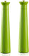 Tre Spade - 30 cm Green Beech Wood Pepper Mill, Pack of 2 - 43693