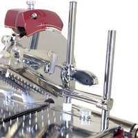 Trento - 12″ Red Blade Volano Manual Luxury Slicer With Daisy Flower Flywheel - 44375