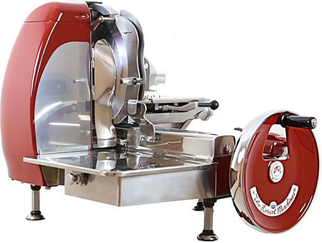 Trento - 14.5"Red Manual Volano Horizontal Meat Slicer - 46088