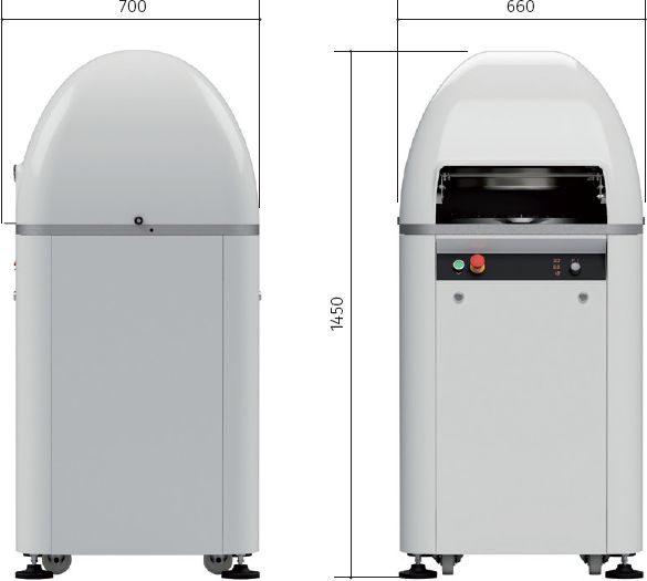 Trento - Vitella Single Phase Automatic Bun / Dough Rounding Divider With 15 Division - 48580
