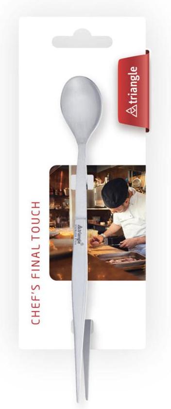 Triangle - Chef's Favourite, 2-in-1 Tasting Spoon & Tweezers - TR50-493-17