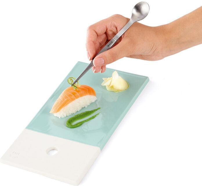 Triangle - Chef's Favourite, 2-in-1 Tasting Spoon & Tweezers - TR50-493-17