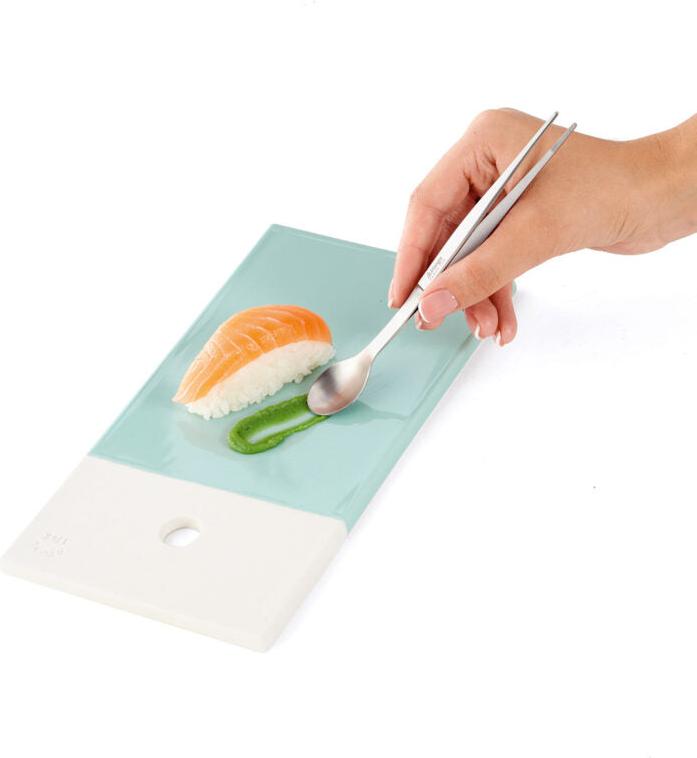 Triangle - Chef's Favourite, 2-in-1 Tasting Spoon & Tweezers - TR50-493-17