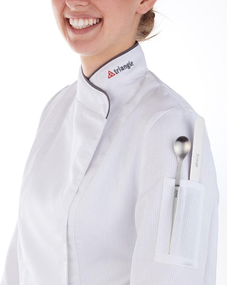 Triangle - Chef's Favourite, 2-in-1 Tasting Spoon & Tweezers - TR50-493-17