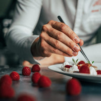 Triangle - Chef's Tasting Spoon, Tweezer & Plate Decorator Final Touch Set - TR90-086-03