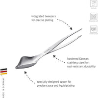 Triangle - Deco Tweezer, 2-in-1 Deco Spoon & Tweezers - TR50-500-20